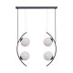 ZUMA LINE PENDANT HELIX 5016 4XE14 BLACK/WHITE