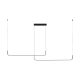 ZUMA LINE LED PENDANT RIKE 2023199-BK 40W CCT BL