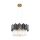 ZUMA LINE PENDANT ROTTA 2200018M 6XE14 BLACK/GOLD