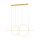 ZUMA LINE LED PENDANT CHOLET MD73582A3GT 34W 3000K