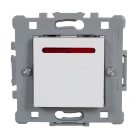 SPLENDOR EL0607 1 BUTTON 2 WAY SWITCH WHITE WITH LIGHT