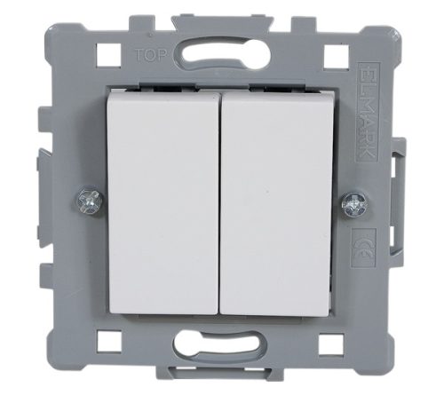 SPLENDOR EL0610 2 BUTTONS 1 WAY SWITCH WHITE