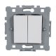 SPLENDOR EL0610 2 BUTTONS 1 WAY SWITCH WHITE