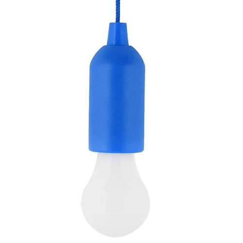 PRENOSNÁ LED ŽIAROVKA SO ŠNÚRKOU E-6621 1W MODRÁ