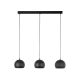 TK LIGHTING PENDANT ZOE 10169 3XE27 BLACK