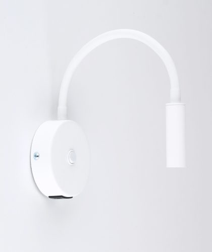 TK LIGHTING WALL LAMP+USB LAGOS 10202 1XG9 WHITE