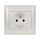 RHYME FRENCH TYPE SOCKET WHITE METALLIC