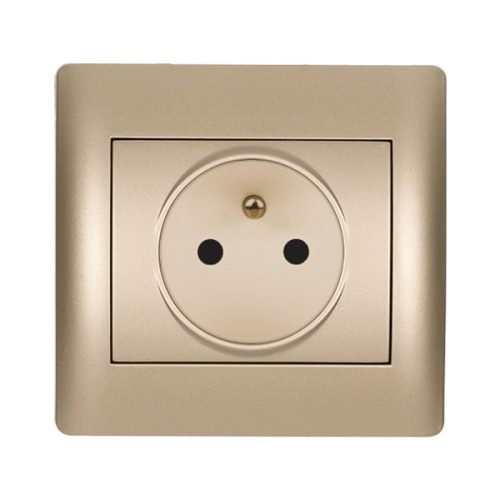 RHYME FRENCH TYPE SOCKET CHAMPAGNE METALLIC