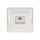 RHYME ZÁSUVKA PRE PC RJ45 CAT5E BIELA MET