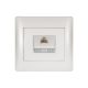 RHYME ZÁSUVKA PRE PC RJ45 CAT5E BIELA MET