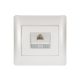 RHYME ZÁSUVKA PRE POČÍTAČ RJ45 CAT6e BIELA MET