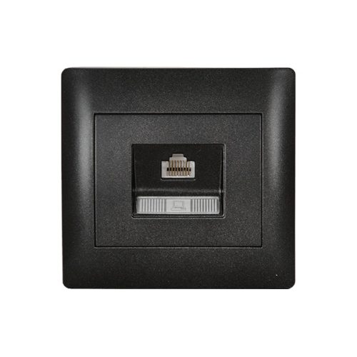 RHYME ZÁSUVKA PRE PC RJ45 CAT5E GRAFIT