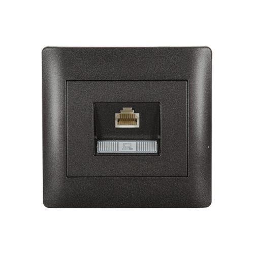 RHYME ZÁSUVKA PRE POČÍTAČ RJ45 CAT6e GRAFIT