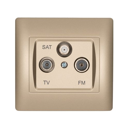 RHYME TV+FM+SAT ZÁSUVKA ŠAMPANSKÁ