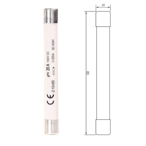 POISTKA 10X85 32A 1500VDC