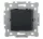 SPLENDOR EL0601 1 BUTTON 1 WAY SWITCH BLACK