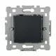 SPLENDOR EL0601 1 BUTTON 1 WAY SWITCH BLACK