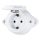 ANTIQUE GERMAN SOCKET WITH COVER 16А 250V IP44 WH