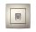 CITY ZÁSUVKA PC RJ45 CAT5E ŠAMPANSKÁ METAL