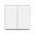 LONDON TWO BUTTONS TWO WAY SWITCH WHITE