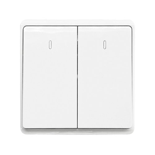 LONDON TWO BUTTONS TWO WAY SWITCH WHITE