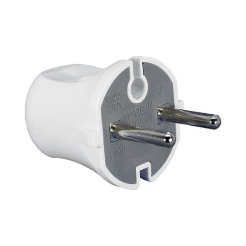 ELMARK VIDLICA SCHUKO 10A 2P BIELA
