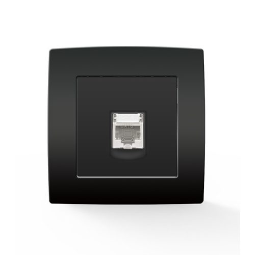 CITY ZÁSUVKA PRE PC RJ45 CAT6E ANTRACIT