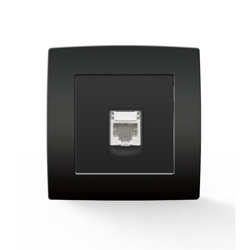 CITY ZÁSUVKA PRE PC RJ45 CAT5E ANTRACIT