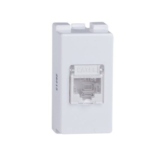 LECCE ZÁSUVKA PRE PC RJ45 CAT.5 BIELA