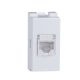 LECCE ZÁSUVKA PRE PC RJ45 CAT.6 BIELA