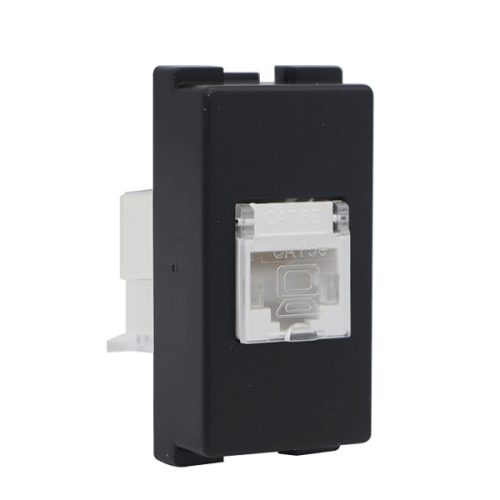 LECCE ZÁSUVKA PRE PC RJ45 CAT.5 ANTRACIT