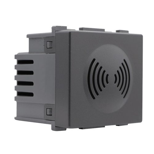 LECCE ZVONČEK ANTRACIT 230V 2MODULOVÝ