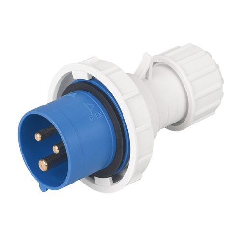 PRIEMYSELNÁ VIDLICA  HTN-02 32A IP67 1P+N+E 230V