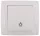 SR-2514 PUSH LIGHT BUTTON WHITE