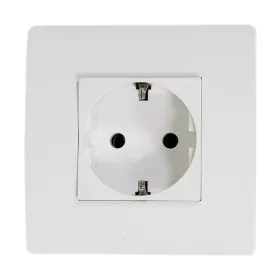 BASIC TZ107 GERMAN STANDARD SOCKET WHITE