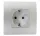 BASIC TZ107 GERMAN STANDARD SOCKET SILVER GREY