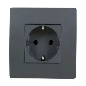 BASIC TZ107 GERMAN STANDARD SOCKET GRAPHITE