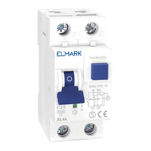 ELEKTRONICKÉ RCBO JEL4A 6kA 2P 6A/300mA