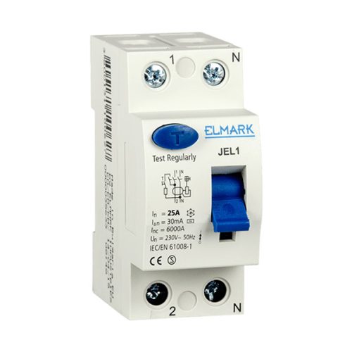 PRÚDOVÝ CHRÁNIČ RCD JEL1 2P 25A/30mA