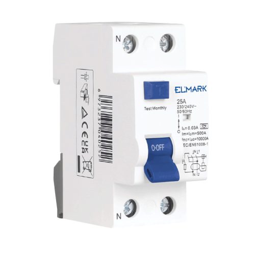 PRÚDOVÝ CHRÁNIČ RCD JEL1A 2P 25A/30mA