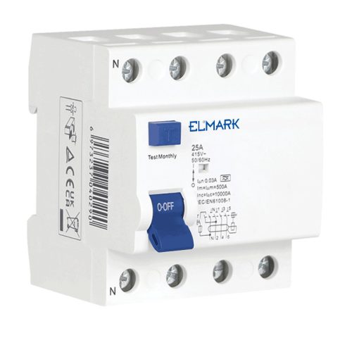 PRÚDOVÝ CHRÁNIČ RCD JEL1A 4P 16A/30mA