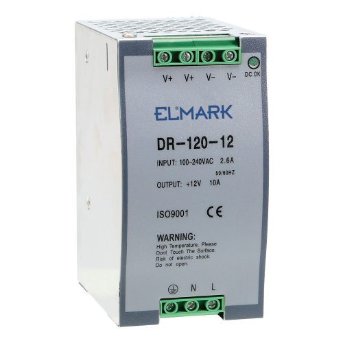 DR-120-12 POWER SUPPLY 12V OUTPUT VOLTAGE 120W