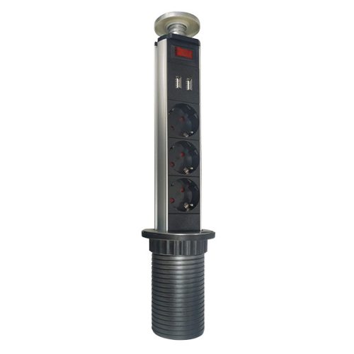 MULTIPLUG TOWER 8 MOD. SET, ELOXAL