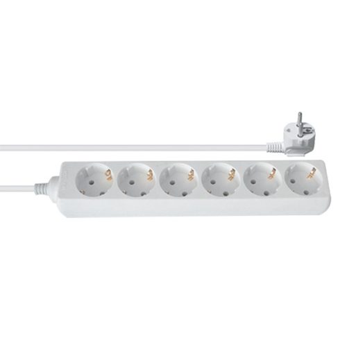 PREDLŽOVACÍ PRÍVOD 6-ZÁSUVKA SCHUKO H05VV-F DG-D06B 3X1.5 5M