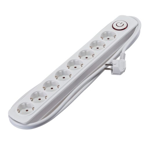 PREDLŽOVAČKA 8MIESTNE H05VV- F 3G1.5mm2 2m