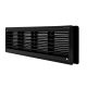 EL02-129 DOOR GRILLE 115x430MM, BLACK