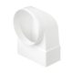 EL02-403 ROUND TO FLAT CONNECTOR 90° D100-110/55MM