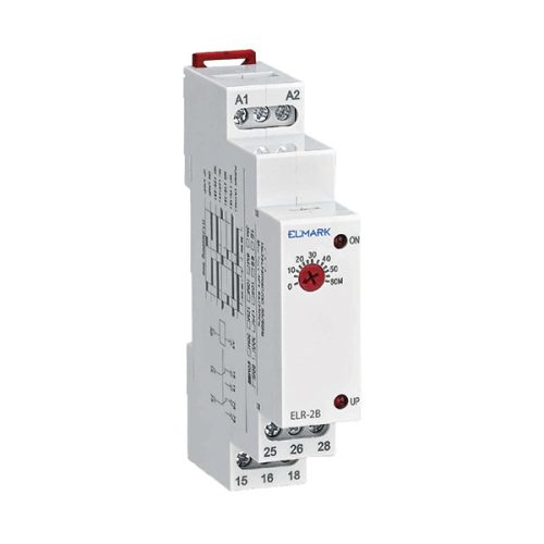 ELR-2B RELÉ 24-240V 3s-10min 1C-ON-DEL+1C-ON-INST