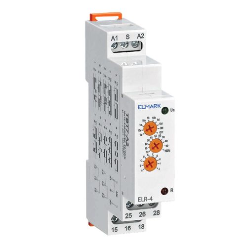 ELR-4 MULTIFUNKČ. RELÉ 12-240V AC/DC 2ХSPDT 2x16А