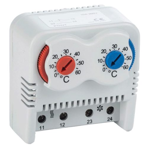 MECHANICKÝ TERMOSTAT 0-60° NC+NO